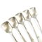 Art Deco Brass Ice Cream Spoons, 1950s, Set of 5, Image 6