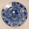 Plat Ming Edo Arita en Porcelaine Bleue et Blanche, 1680s 1