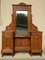 Vintage Dressing Table in Blond Walnut, 1950s, Image 1