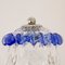 Italian Table Lamps in Clear and Blue Murano Glass, 2000s, Set of 2 11