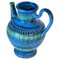 Jarra italiana de cerámica de mayólica atribuida a Aldo Londi para Bitossi, años 60, Imagen 1