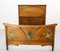 French Art Nouveau Painted Beech Double Bed, 1890s 2