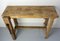 French Carpenter's Work Table or Console in Beech, 1950s 6