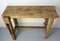 French Carpenter's Work Table or Console in Beech, 1950s, Image 6