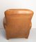 French Club Armchair in Cognac Leather, 1930s 6