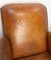 Fauteuil Club en Cuir Cognac, France, 1930s 7