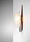 Wall Light in Acrylic Glass, Teak and Brass Tube from Arlus, 1960s 3