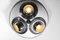 Italian Ceiling Light in Metal Chrome Adjustable Spots, 1970s 8