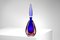 Large Bottle in Blue and Red Murano Glass, 1960s, Image 7