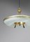 Italian Suspension Chandelier in Glass and Brass attributed to Pietro Chiesa, 1950s 15