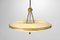 Italian Suspension Chandelier in Glass and Brass attributed to Pietro Chiesa, 1950s 8