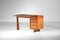 French Desk in Oak attributed to Guillerme et Chambron, 1960s, Image 4