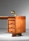 French Desk in Oak attributed to Guillerme et Chambron, 1960s 15