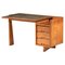 French Desk in Oak attributed to Guillerme et Chambron, 1960s 1