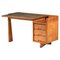 French Desk in Oak attributed to Guillerme et Chambron, 1960s, Image 1