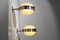 Large Italian Gamma Sconces in Chrome attributed to Sergio Mazza, 1960s, Set of 2 2