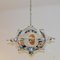 Italian Space Age Murano Glass and Chrome Ceiling Lamp, 1960s, Image 6