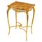 Louis XV Style Gilt Bronze Table with Marble Top, 19th Century, Image 1