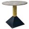 Italian Modern Coffee Table in Granite, Metal and Brass, 1980s 1