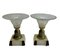 Art Deco Pedestal Bowls with Stylized Bronze on Onyx Plinth, 1935, Set of 2 9
