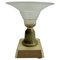 Art Deco Pedestal Bowls with Stylized Bronze on Onyx Plinth, 1935, Set of 2, Image 4
