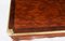 French Burr Walnut Parquetry Card Backgammon Table, 19th Century, Image 6