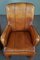 Sheep Leather Dining Armchairs with Armrests, Set of 6, Image 6