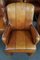 Sheep Leather Dining Armchairs with Armrests, Set of 6 11