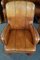 Sheep Leather Dining Armchairs with Armrests, Set of 6 8