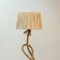 Lámpara de mesa de cuerda grande de Audoux & Minet, años 60, Imagen 4