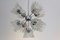 Mid-Century Chrome and Frosted Tulip Glass Chandelier by Doria 4