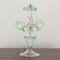 Italienische Tischlampen aus Klarem & Hellgrünem Muranoglas, 2000er, 2er Set 6