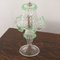 Lámparas de mesa italianas de cristal de Murano claro y verde claro, década de 2000. Juego de 2, Imagen 4