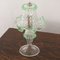 Lampes de Bureau en Verre de Murano Transparent et Vert Clair, Italie, 2000s, Set de 2 4