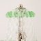 Lámparas de mesa italianas de cristal de Murano claro y verde claro, década de 2000. Juego de 2, Imagen 11