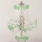 Lámparas de mesa italianas de cristal de Murano claro y verde claro, década de 2000. Juego de 2, Imagen 10