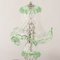 Lampes de Bureau en Verre de Murano Transparent et Vert Clair, Italie, 2000s, Set de 2 10