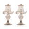 Italian Table Lamps in Clear and Light Amethyst Murano Glass, 2000s, Set of 2 1