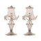 Lámparas de mesa italianas de cristal de Murano amatista claro y claro, década de 2000. Juego de 2, Imagen 1