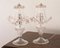 Lámparas de mesa italianas de cristal de Murano amatista claro y claro, década de 2000. Juego de 2, Imagen 2