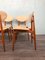 Scandinavian Style Dining Chairs in Beech & Skai, Italy, 1960s, Set of 6, Image 19