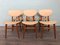 Scandinavian Style Dining Chairs in Beech & Skai, Italy, 1960s, Set of 6, Image 23