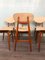 Scandinavian Style Dining Chairs in Beech & Skai, Italy, 1960s, Set of 6 18