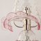 Italian Table Lamps in Clear and Pink Murano Glass, 2000s, Set of 2 9