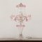 Italienische Tischlampen aus klarem & rosa Muranoglas, 2000er, 2er Set 5