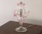 Lámparas de mesa italianas de cristal de Murano claro y rosa, década de 2000. Juego de 2, Imagen 4