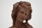 Antique Cast Iron Bust of Young Woman, 1900s, Image 7