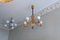 Danish Adjustable Chandelier with 5 Arms, 1970s, Image 4