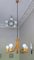 Lámpara de araña danesa ajustable de 5 brazos, años 70, Imagen 3