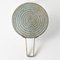 Danish Brutalist Brass and Ceramic Hand Mirror, 1970s, Image 2